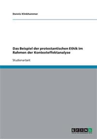 Das Beispiel der protestantischen Ethik im Rahmen der Kontexteffektanalyse