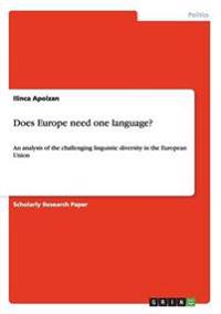 Does Europe need one language?