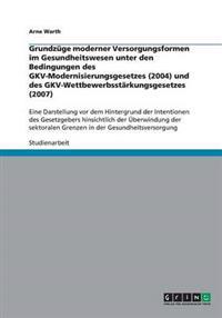 Grundzüge moderner Versorgungsformen im Gesundheitswesen unter den Bedingungen des GKV-Modernisierungsgesetzes (2004) und des GKV-Wettbewerbsstärkungsgesetzes (2007)