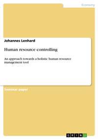 Human resource controlling