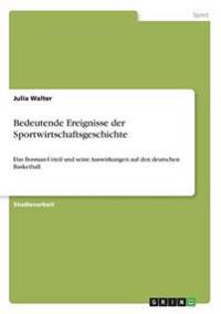 Bedeutende Ereignisse der Sportwirtschaftsgeschichte