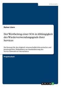 Der Wertbeitrag einer SOA in Abhängigkeit des Wiederverwendungsgrads ihrer Services