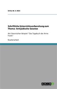 Schriftliche Unterrichtsvorbereitung zum Thema