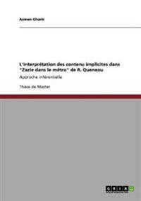 L'interprétation des contenu implicites dans "Zazie dans le métro" de R. Queneau
