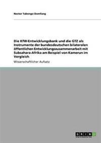Die KfW-Entwicklungsbank und die GTZ als Instrumente der bundesdeutschen bilateralen öffentlichen Entwicklungszusammenarbeit mit Subsahara-Afrika am Beispiel von Kamerun im Vergleich