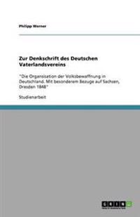 Zur Denkschrift des Deutschen Vaterlandsvereins