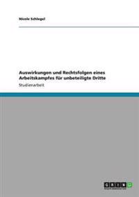 Auswirkungen und Rechtsfolgen eines Arbeitskampfes für unbeteiligte Dritte
