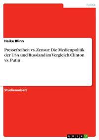 Pressefreiheit vs. Zensur