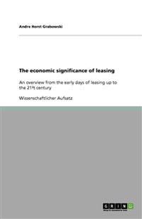 The economic significance of leasing
