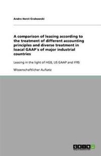 A comparison of leasing according to the treatment of different accounting principles and diverse treatment in loacal GAAP´s of major industrial countries