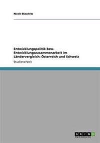 Entwicklungspolitik bzw. Entwicklungszusammenarbeit im Ländervergleich