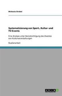 Systematisierung von Sport-, Kultur- und TV-Events