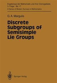 Discrete Subgroups of Semisimple Lie Groups
