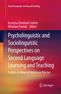 Second Language Learning and Teaching
