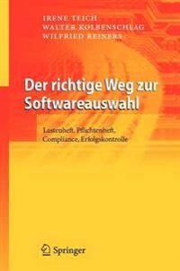Kirjan kansi "Der richtige Weg zur Softwareauswahl"