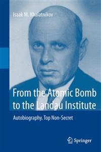 Kirjan kansi "From the Atomic Bomb to the Landau Institute"