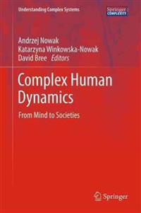 Kirjan kansi "Complex Human Dynamics"