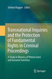 Bokomslag för "Transnational Inquiries and the Protection of Fundamental Rights in Criminal Proceedings"