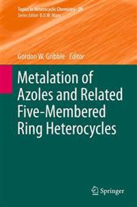Kirjan kansi "Metalation of Azoles and Related Five-Membered Ring Heterocycles"