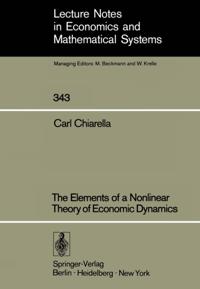Lecture Notes in Economics and Mathematical Systems