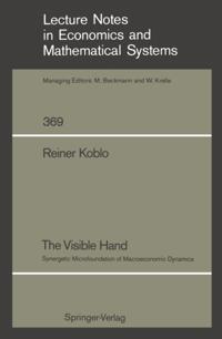 Lecture Notes in Economics and Mathematical Systems