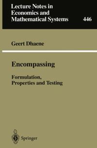 Lecture Notes in Economics and Mathematical Systems