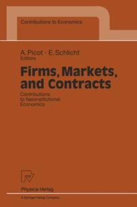 Contributions to Economics