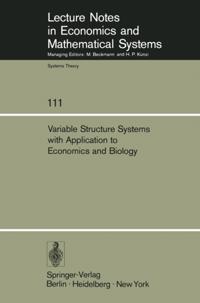 Lecture Notes in Economics and Mathematical Systems