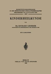 Konstitutionspathologie in den medizinischen Spezialwissenschaften