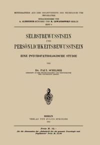 Monographien aus dem Gesamtgebiete der Neurologie und Psychiatrie