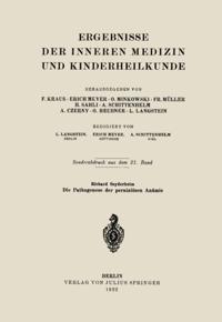 Ergebnisse der Inneren Medizin und Kinderheilkunde