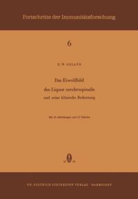 Das Eiweissbild des Liquor Cerebrospinalis und Seine Klinische Bedeutung