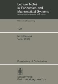 Lecture Notes in Economics and Mathematical Systems