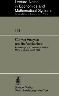 Lecture Notes in Economics and Mathematical Systems