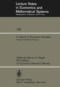 Lecture Notes in Economics and Mathematical Systems