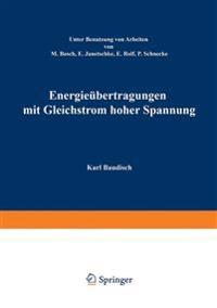 Energieübertragung mit Gleichstrom hoher Spannung