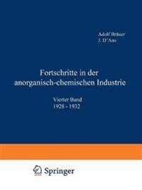 Fortschritte in der anorganisch-chemischen Industrie