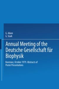 Annual Meeting of the Deutsche Gesellschaft fur Biophysik