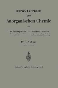 Kurzes Lehrbuch der Anorganischen Chemie