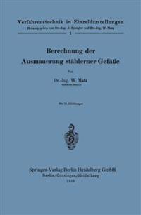 Berechnung der Ausmauerung stählerner Gefäße