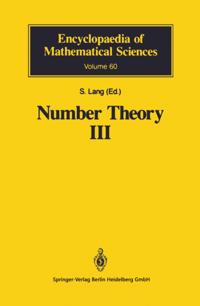 Encyclopaedia of Mathematical Sciences