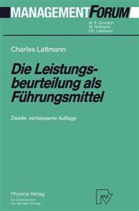 Bokomslag för "Die Leistungsbeurteilung als Führungsmittel"