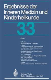 Bokomslag för "Ergebnisse der Inneren Medizin und Kinderheilkunde"