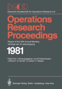 Operations Research Proceedings