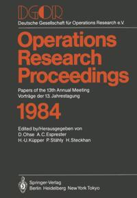 Operations Research Proceedings