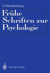 Frühe Schriften zur Psychologie
