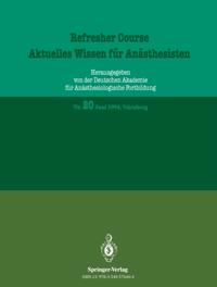 Aktuelles Wissen für Anästhesisten
