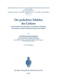 Monographien aus dem Gesamtgebiete der Neurologie und Psychiatrie