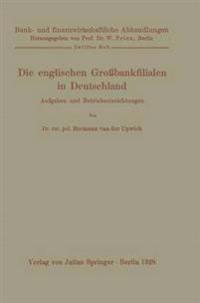 Die englischen Großbankfilialen in Deutschland