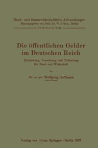 Bank- und finanzwirtschaftliche Abhandlungen